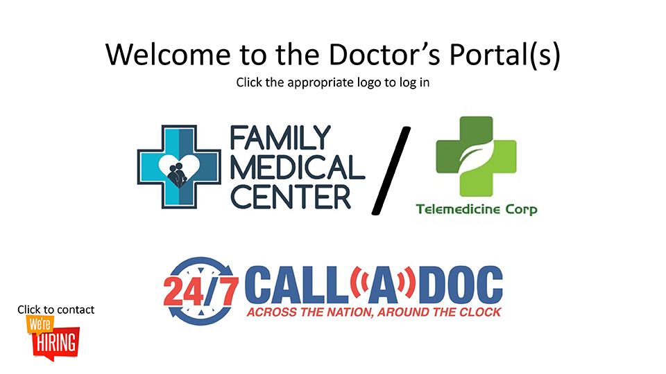 Welcome to Doctors' Portal